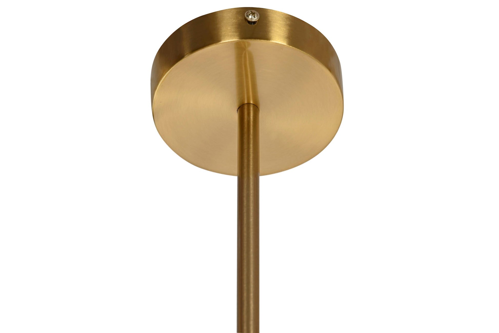 Lampara Techo Metal Cristal 50X50X144 Bolas Dorado