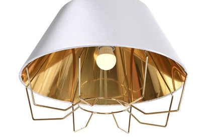 Lampara Techo Metal 38X38X32 Dorado