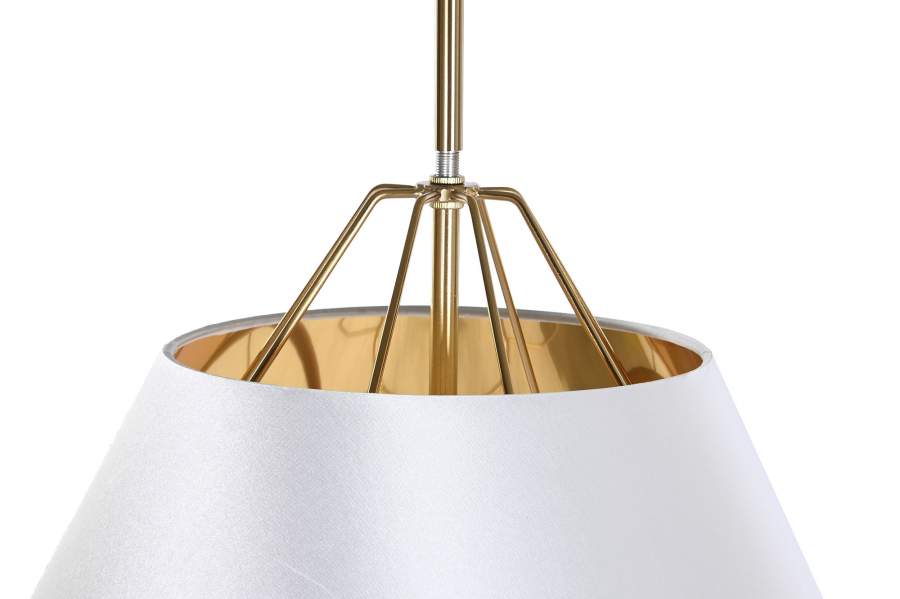 Lampara Techo Metal 38X38X32 Dorado