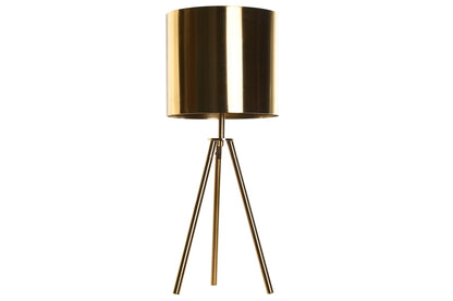 Lampara Sobremesa Metal 25X25X60 Dorado