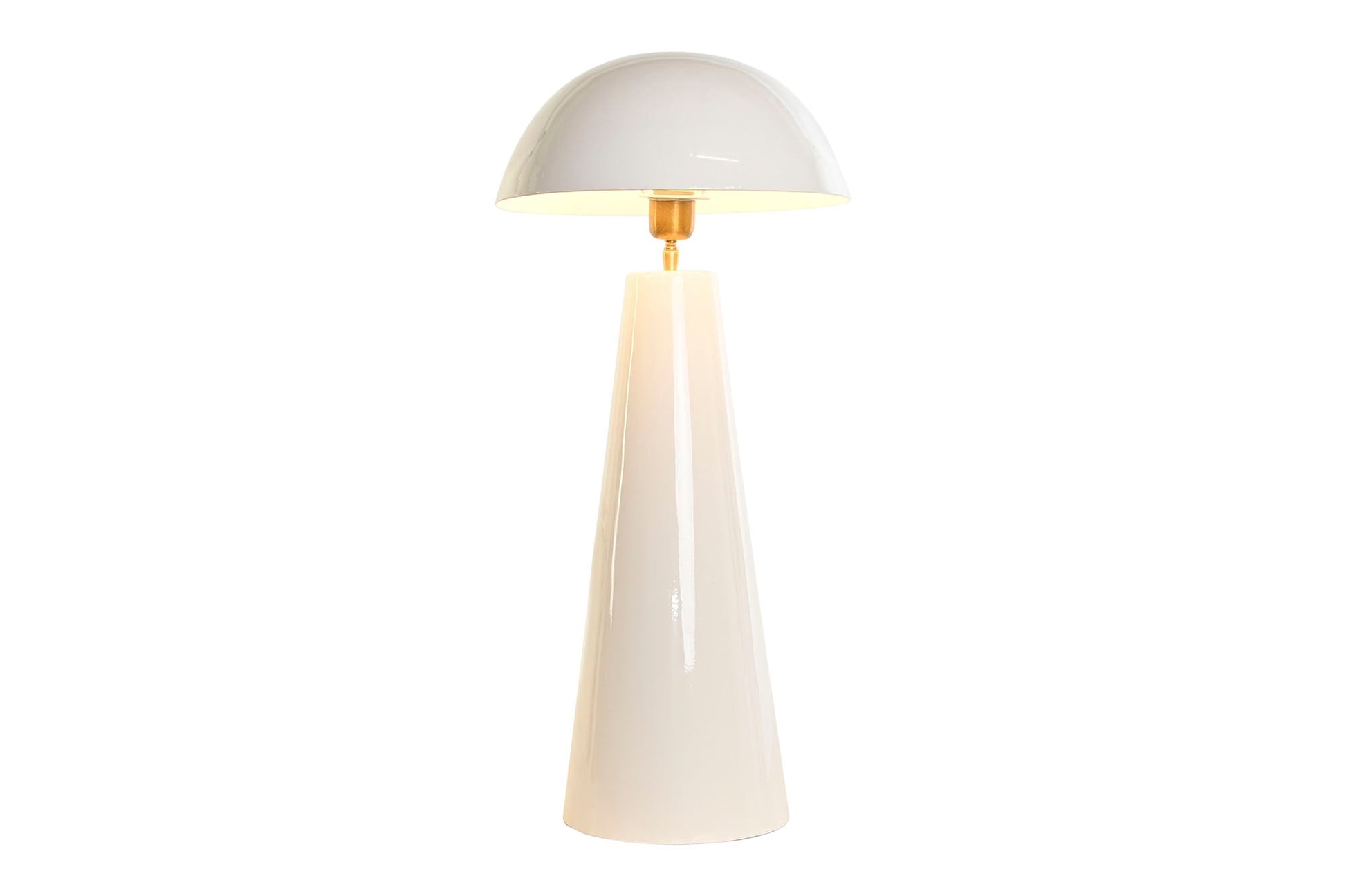 Lampara Sobremesa Hierro 32X32X70 Seta Lacado