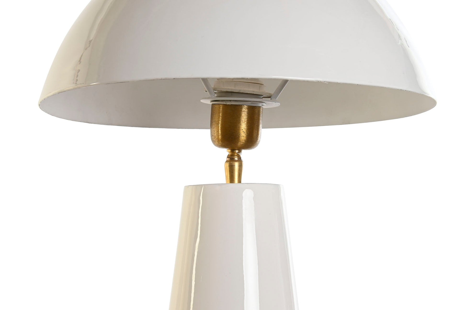 Lampara Sobremesa Hierro 32X32X70 Seta Lacado