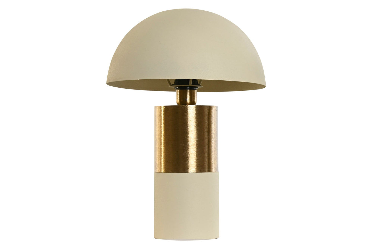 Lampara Sobremesa Hierro 31X31X45 Seta Crema