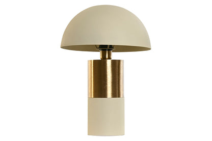 Lampara Sobremesa Hierro 31X31X45 Seta Crema