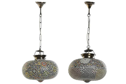 Lampara Techo Cristal 32X32X26 Mosaico 2 Surt.