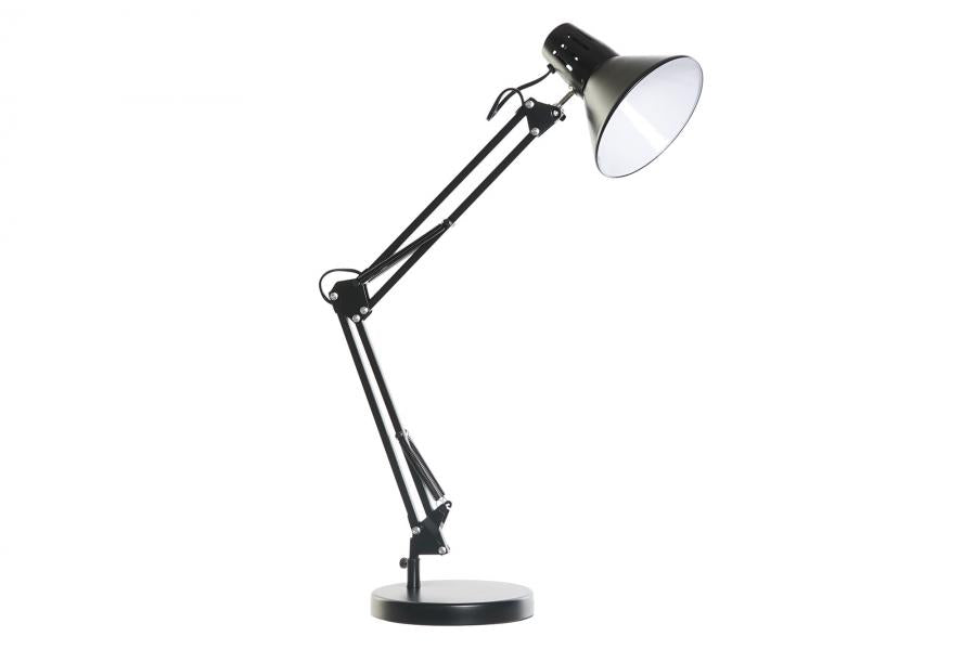 Lampara Sobremesa Metal 22X39X69 Flexo Negro