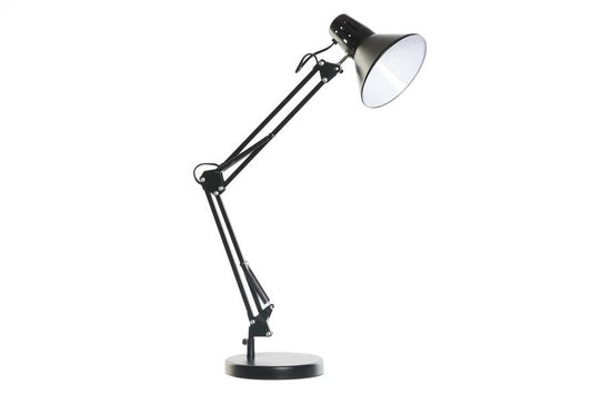 Lampara Sobremesa Metal 22X39X69 Flexo Negro