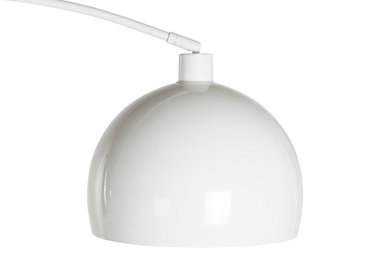 Lampara Pie Metal Marmol 36X110X195 Blanco