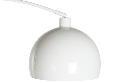 Lampara Pie Metal Marmol 36X110X195 Blanco
