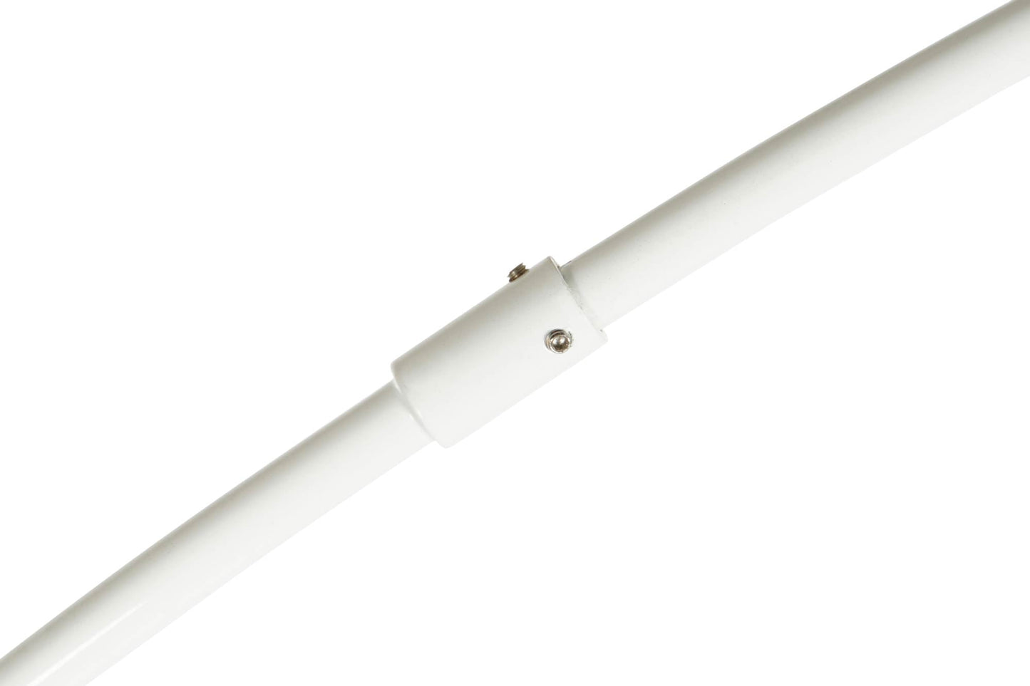 Lampara Pie Metal Marmol 36X110X195 Blanco