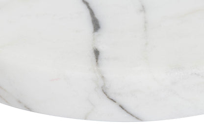 Lampara Pie Metal Marmol 36X110X195 Blanco