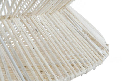 Lampara Techo Ratan Hierro 40X40X54 Natural