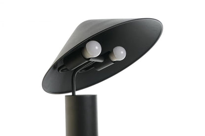Lampara Sobremesa Metal 39X39X45 Sombrero Negro
