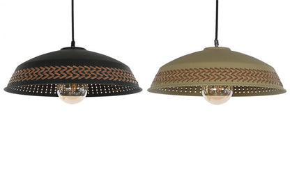 Lampara Techo Metal Pu 42X42X24 2 Surt.