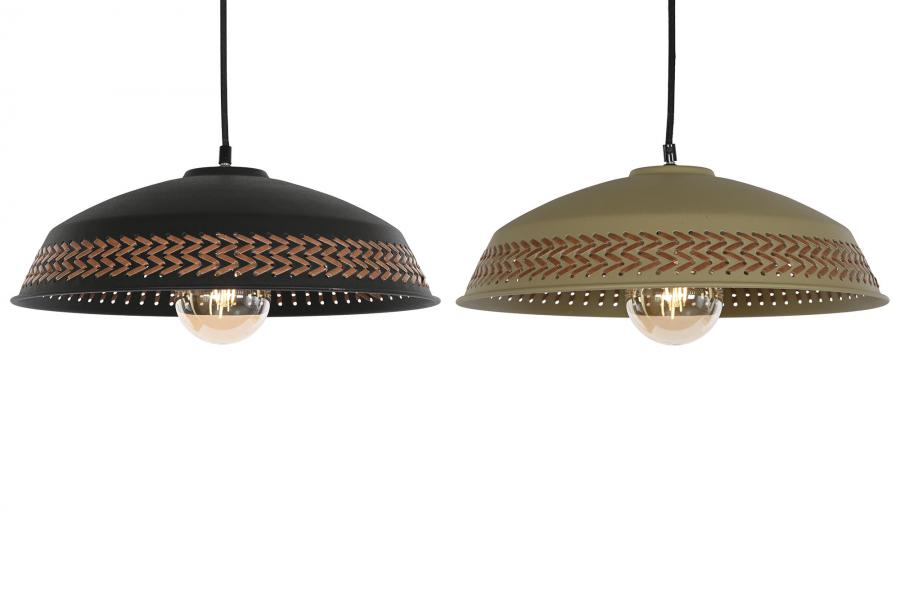 Lampara Techo Metal Pu 42X42X24 2 Surt.