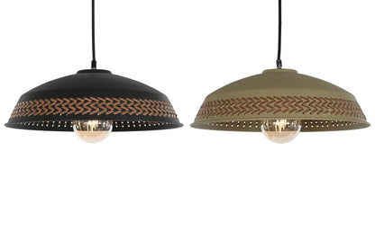Lampara Techo Metal Pu 42X42X24 2 Surt.