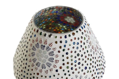 Lampara Sobremesa Cristal 18X18X23 Flores 2 Surt.
