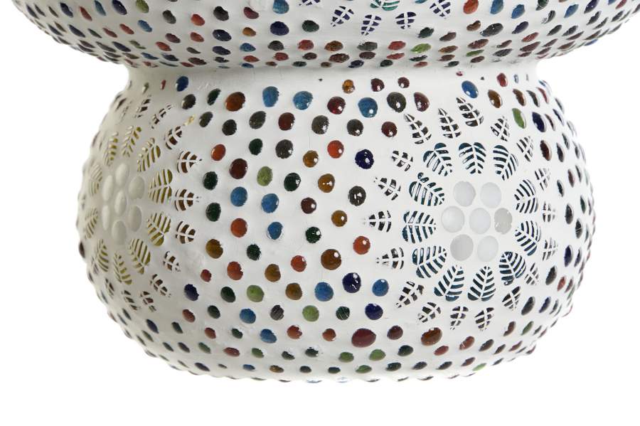 Lampara Sobremesa Cristal 18X18X23 Flores 2 Surt.