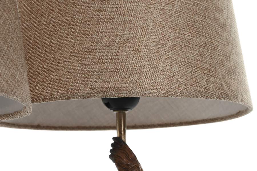 Lampara Sobremesa Resina Metal 26X26X53_5 2 Surt.