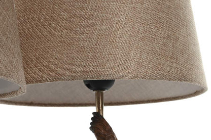 Lampara Sobremesa Resina Metal 26X26X53_5 2 Surt.