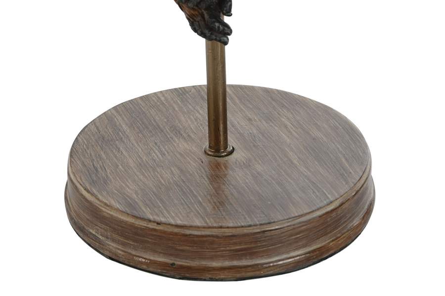 Lampara Sobremesa Resina Metal 26X26X53_5 2 Surt.