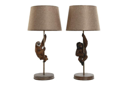 Lampara Sobremesa Resina Metal 26X26X53_5 2 Surt.