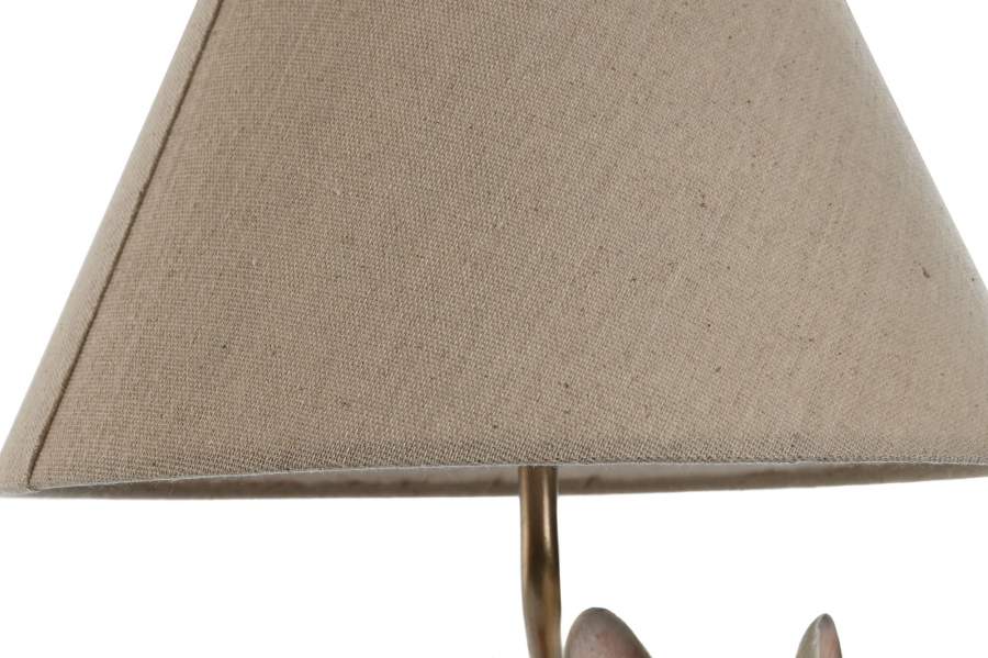 Lampara Sobremesa Resina Metal 26X26X46 Perro