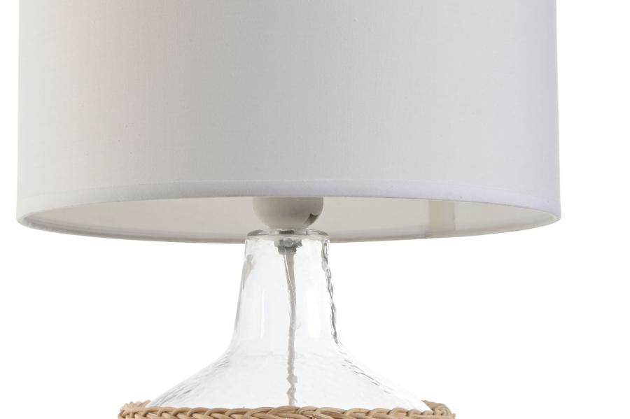 Lampara Sobremesa Cristal Cuerda 28X28X45