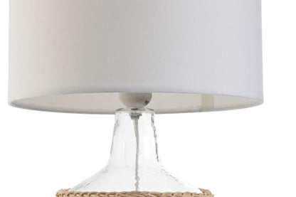 Lampara Sobremesa Cristal Cuerda 28X28X45