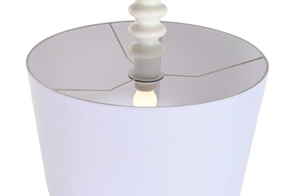 Lampara Techo Hierro Poliester 40X40X50 Blanco