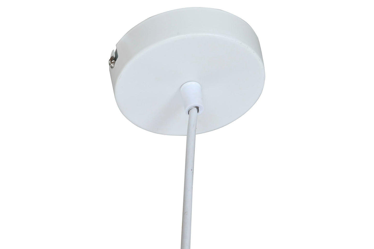 Lampara Techo Hierro Poliester 40X40X50 Blanco