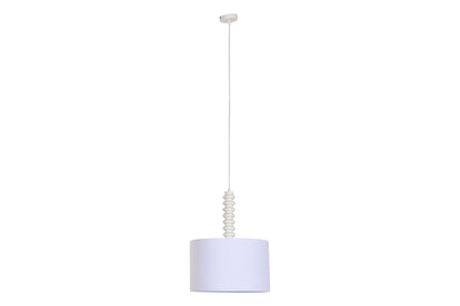 Lampara Techo Hierro Poliester 40X40X50 Blanco