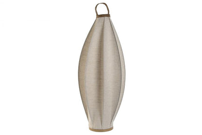 Lampara Pie Lino Cuerda 38X38X100 Natural