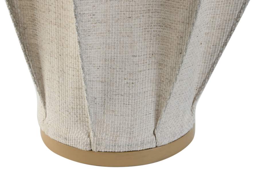 Lampara Pie Lino Cuerda 38X38X100 Natural
