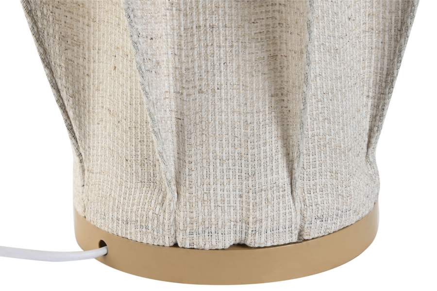 Lampara Sobremesa Lino Cuerda 25X25X60 Natural