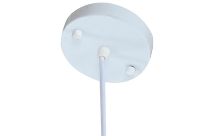 Lampara Techo Fibra Metal 55X43X28 Natural