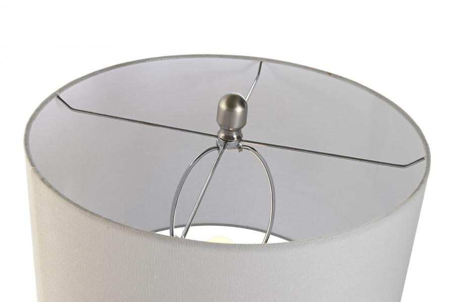 Lampara Sobremesa Cristal Lino 40X40X66 Azul