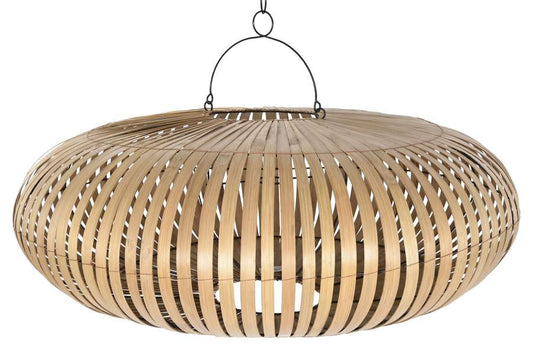 Pantalla Bambu 80X80X33 Techo Natural