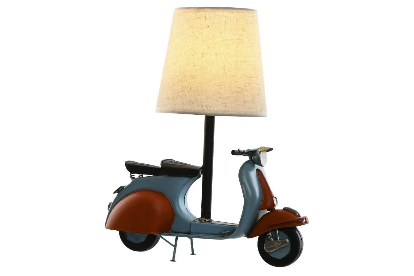 Lampara Sobremesa Metal Lino 34X29X15 Vespa