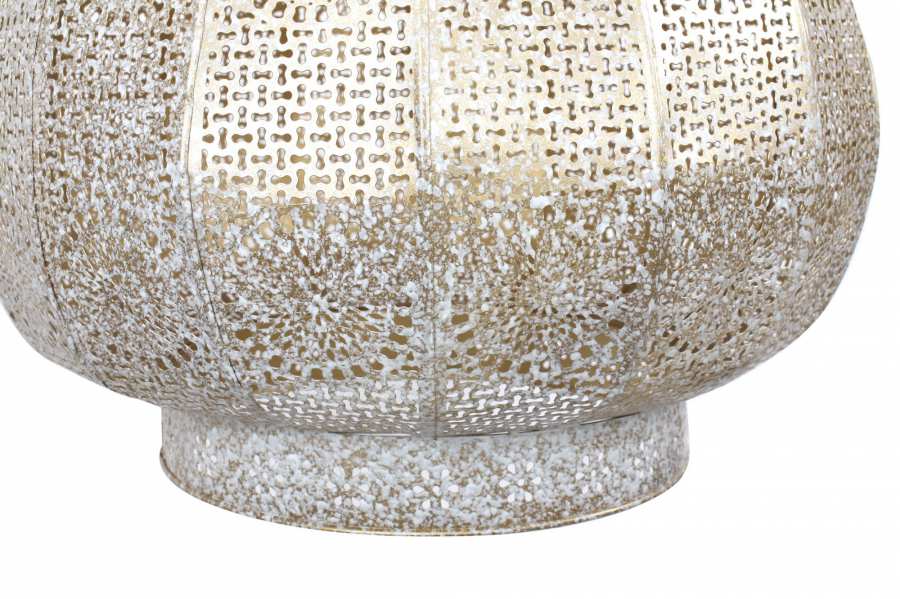 Lampara Techo Metal 40X40X55 18Cm_ Blanco