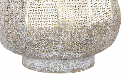 Lampara Techo Metal 40X40X55 18Cm_ Blanco