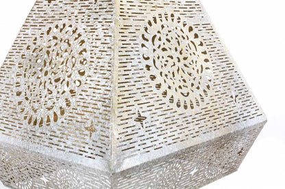 Lampara Techo Metal 29X26X40 Blanco