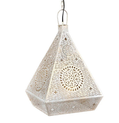 Lampara Techo Metal 29X26X40 Blanco