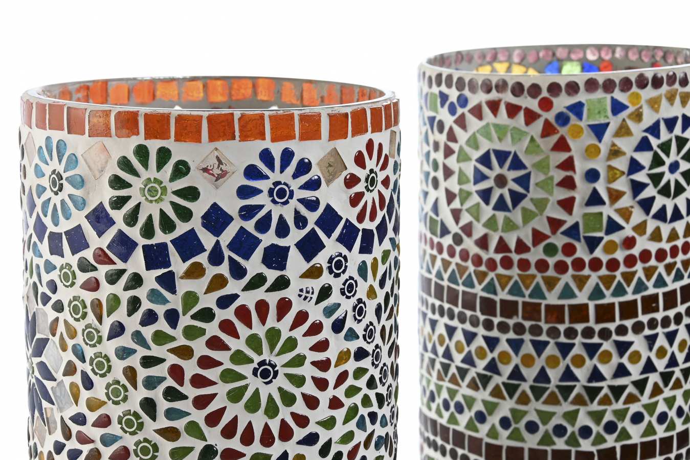 Lampara Sobremesa Cristal 15X15X30 Mosaico 2 Surt.
