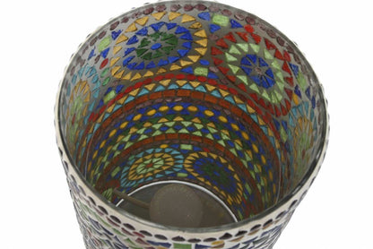 Lampara Sobremesa Cristal 15X15X30 Mosaico 2 Surt.