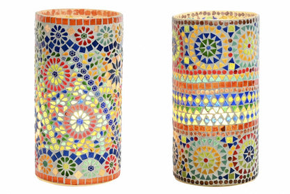 Lampara Sobremesa Cristal 15X15X30 Mosaico 2 Surt.