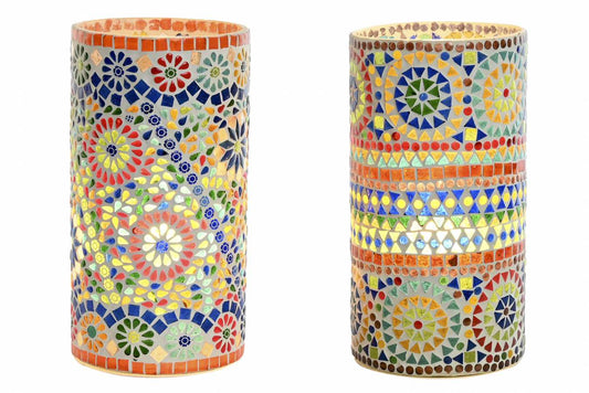 Lampara Sobremesa Cristal 15X15X30 Mosaico 2 Surt.