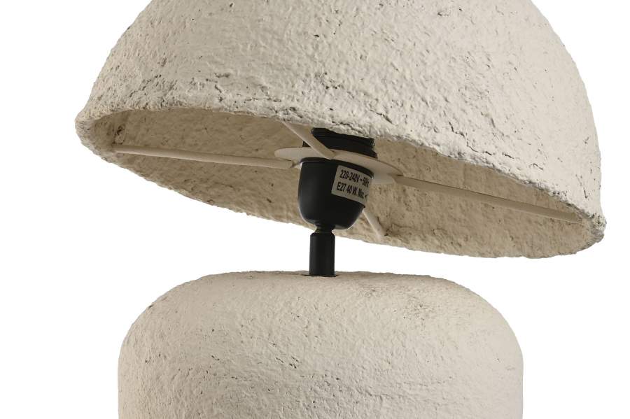 Lampara Sobremesa Hierro 30X30X53 Seta Artesanal