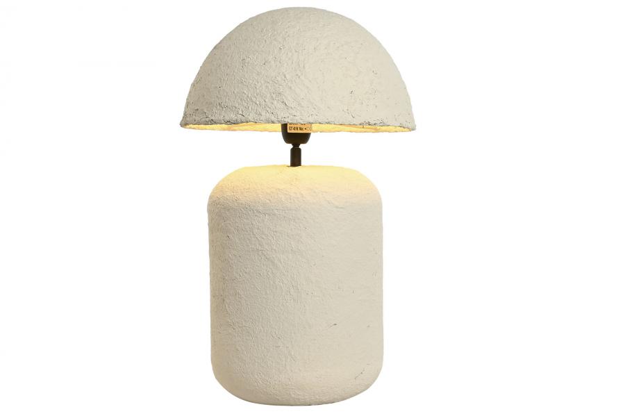 Lampara Sobremesa Hierro 30X30X53 Seta Artesanal