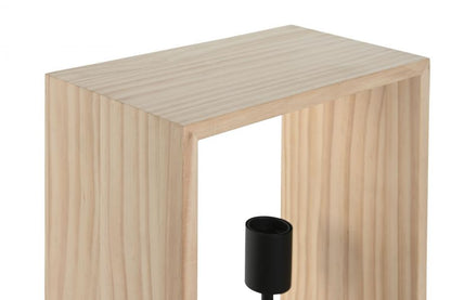 Lampara Sobremesa Pino 30X16X50 Sin Bombillas